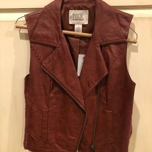 Leather vest